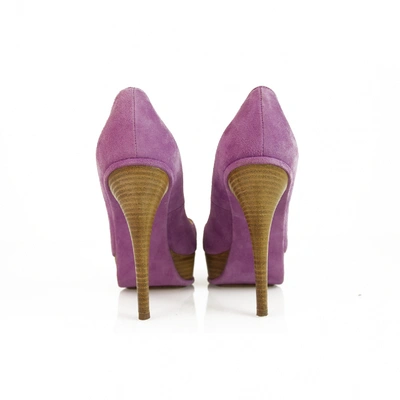 Pre-owned Brian Atwood Heels In Purple