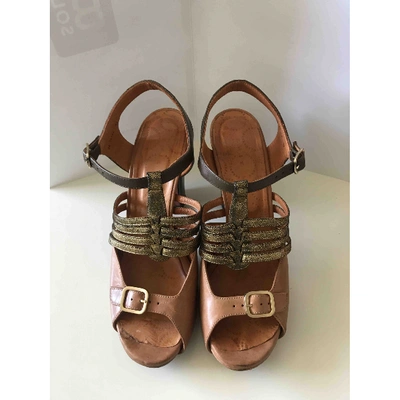 Pre-owned Chie Mihara Brown Leather Sandals