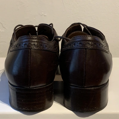 Pre-owned Mauro Grifoni Brown Leather Lace Ups