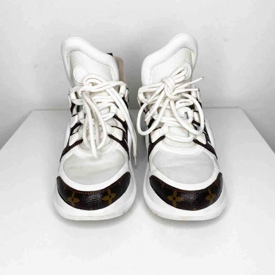 Pre-owned Louis Vuitton Archlight White Cloth Trainers