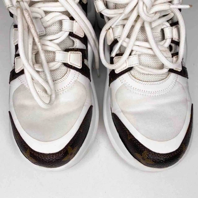 Pre-owned Louis Vuitton Archlight White Cloth Trainers