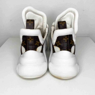 Pre-owned Louis Vuitton Archlight White Cloth Trainers