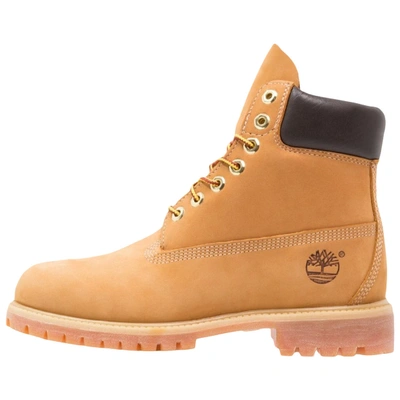 Pre-owned Timberland Camel Leather Boots