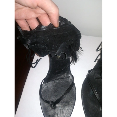 Pre-owned Plein Sud Leather Heels In Black