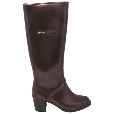 Pre-owned Marc Jacobs Metallic Rubber Boots