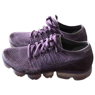 Pre-owned Nike Vapormax Cloth Trainers In Purple