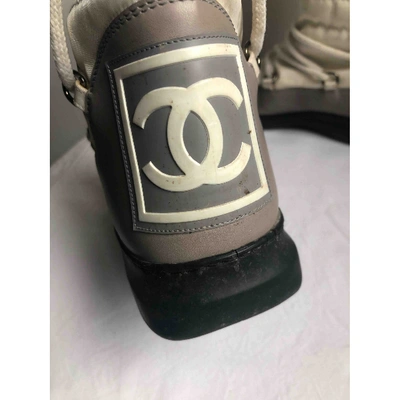 Pre-owned Chanel Boots In Other