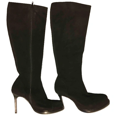 Pre-owned Ann Demeulemeester Boots In Black