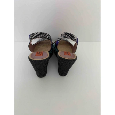 Pre-owned Missoni Cloth Espadrilles In Multicolour