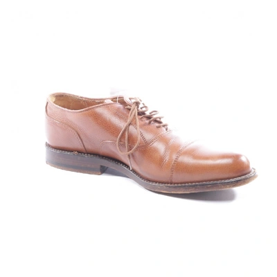 Pre-owned Ludwig Reiter Leather Lace Ups In Brown