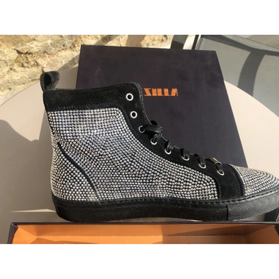 Pre-owned Le Silla Trainers In Anthracite