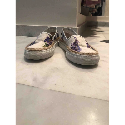 Pre-owned Dolce & Gabbana Cloth Trainers