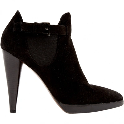 Pre-owned Walter Steiger Ankle Boots In Black