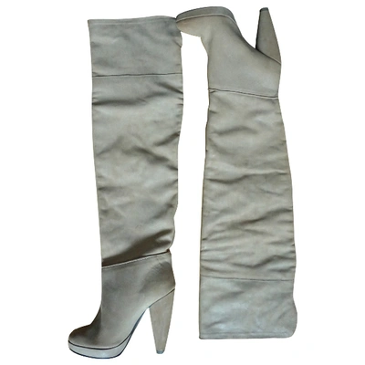 Pre-owned Comptoir Des Cotonniers Beige Leather Boots