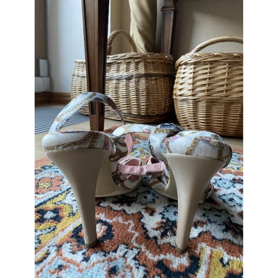 Pre-owned Gucci Cloth Heels In Multicolour