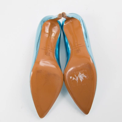 Pre-owned Sonia Rykiel Metallic Patent Leather Mid Heel