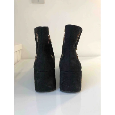 Pre-owned Juicy Couture Black Suede Boots