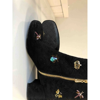 Pre-owned Juicy Couture Black Suede Boots