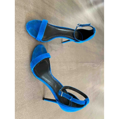 Pre-owned Sandro Heels In Blue