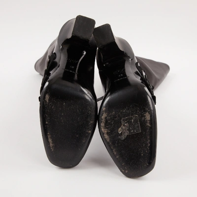 Pre-owned Fabrizio Viti Leather Boots In Black