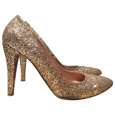 Pre-owned Aniye By Glitter Heels In Gold