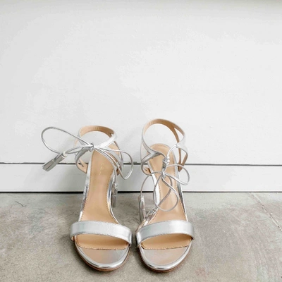 Pre-owned Lerre Silver Leather Sandals