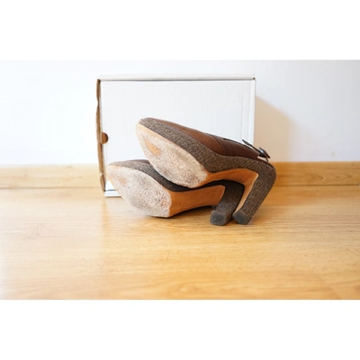 Pre-owned Marni Brown Leather Heels