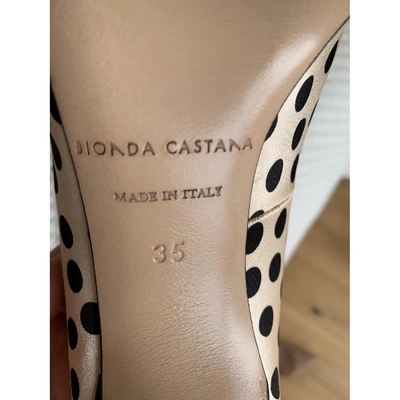 Pre-owned Bionda Castana Cloth Heels In Multicolour