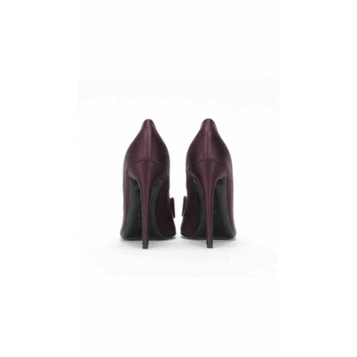 Pre-owned Nina Ricci Cloth Heels In Purple