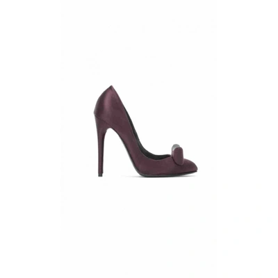 Pre-owned Nina Ricci Cloth Heels In Purple