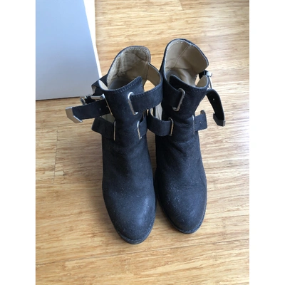 Pre-owned Tony Bianco Leather Boots In Black