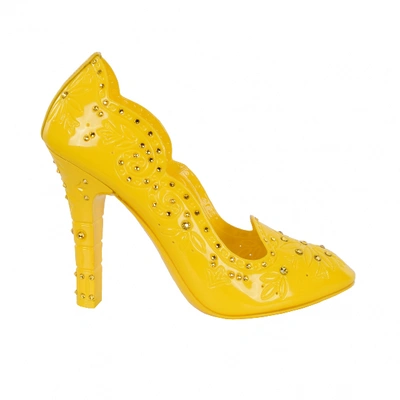 Pre-owned Dolce & Gabbana Heels In Yellow