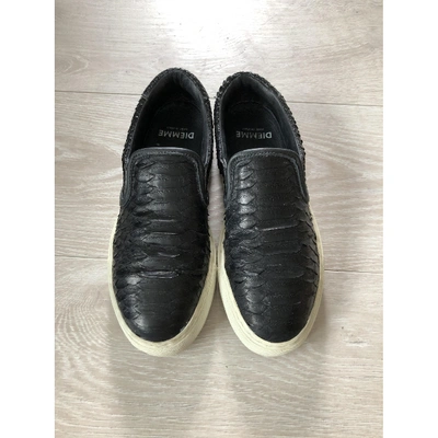 Pre-owned Diemme Black Python Trainers