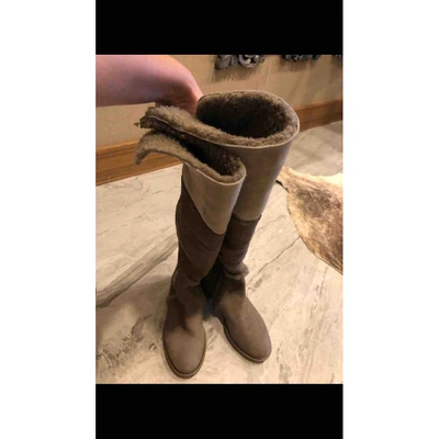 Pre-owned Fendi Boots In Other