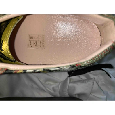 Pre-owned Gucci Peggy Cloth Trainers