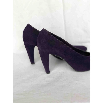 Pre-owned Sergio Rossi Heels In Purple