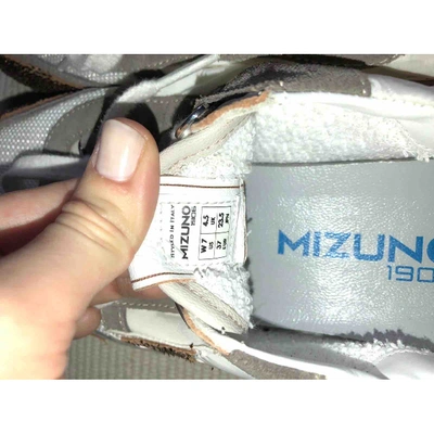 Pre-owned Mizuno Metallic Leather Trainers