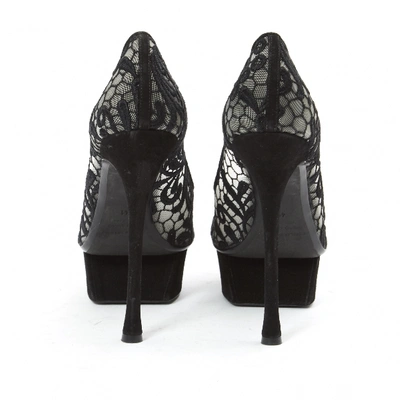 Pre-owned Nicholas Kirkwood Cloth Heels In Black