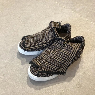 Pre-owned Ports 1961 Cloth Trainers In Brown