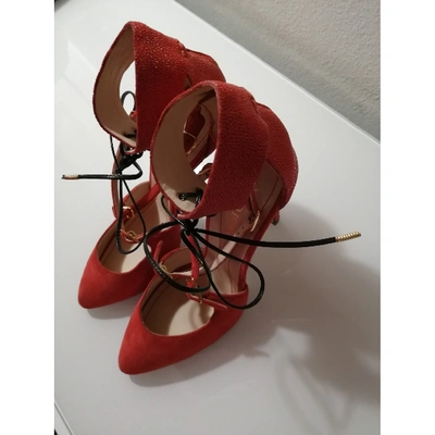 EMILIO PUCCI Pre-owned Leather Sandals In Red