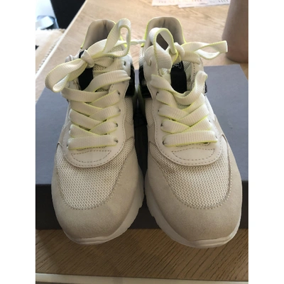 Pre-owned Hogan Leather Trainers In White