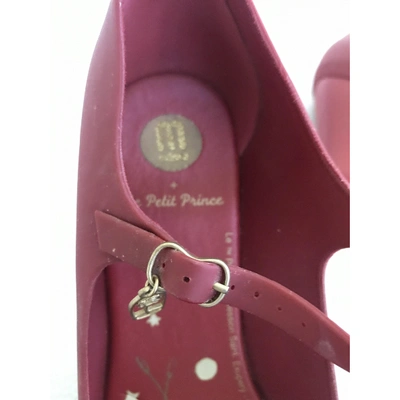 Pre-owned Melissa Patent Leather Heels In Red