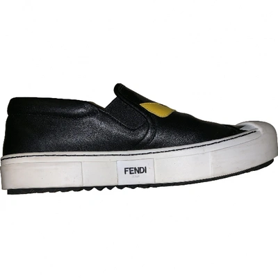Pre-owned Fendi Leather Trainers