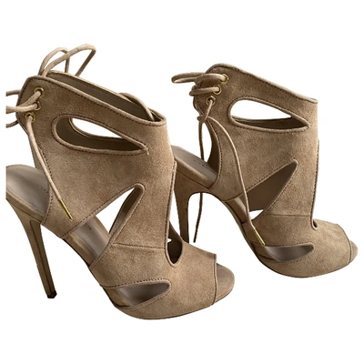 Pre-owned Kurt Geiger Sandal In Camel