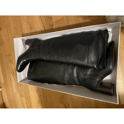 Pre-owned Claudie Pierlot Black Leather Boots