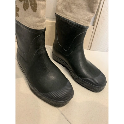 Pre-owned Ludwig Reiter Wellington Boots In Green