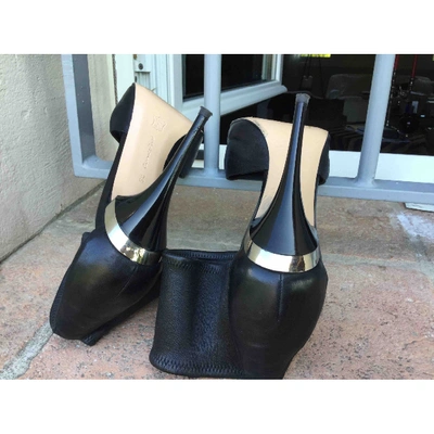 Pre-owned Gianvito Rossi Leather Heels In Black