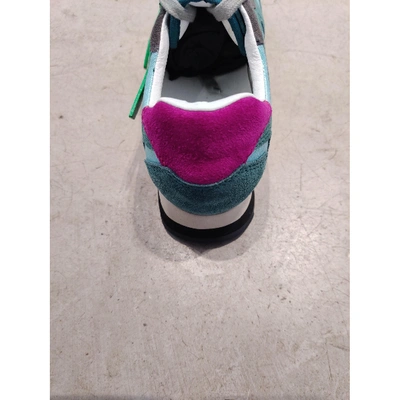 Pre-owned Off-white Runner Leather Trainers