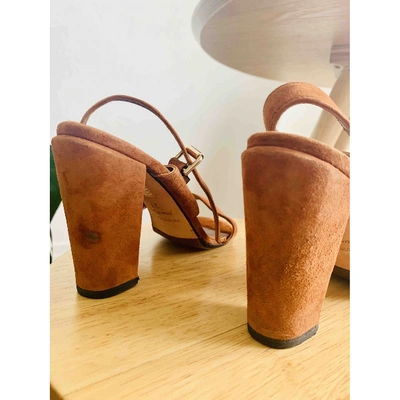 Pre-owned Vanessa Bruno Sandals In Camel