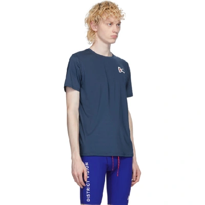 Shop District Vision Blue Air-wear T-shirt